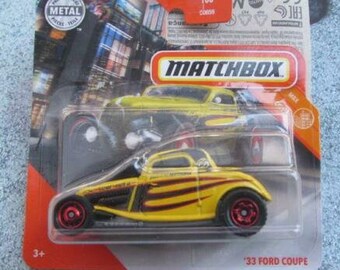 Matchbox 1933 Ford Coupe – Modellauto Im Maßstab 1:64, Marineblau