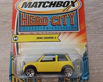 Matchbox 2003 Mini Cooper S Yellow Hero City Perfect Birthday Gift Miniature Collectable Toy Car