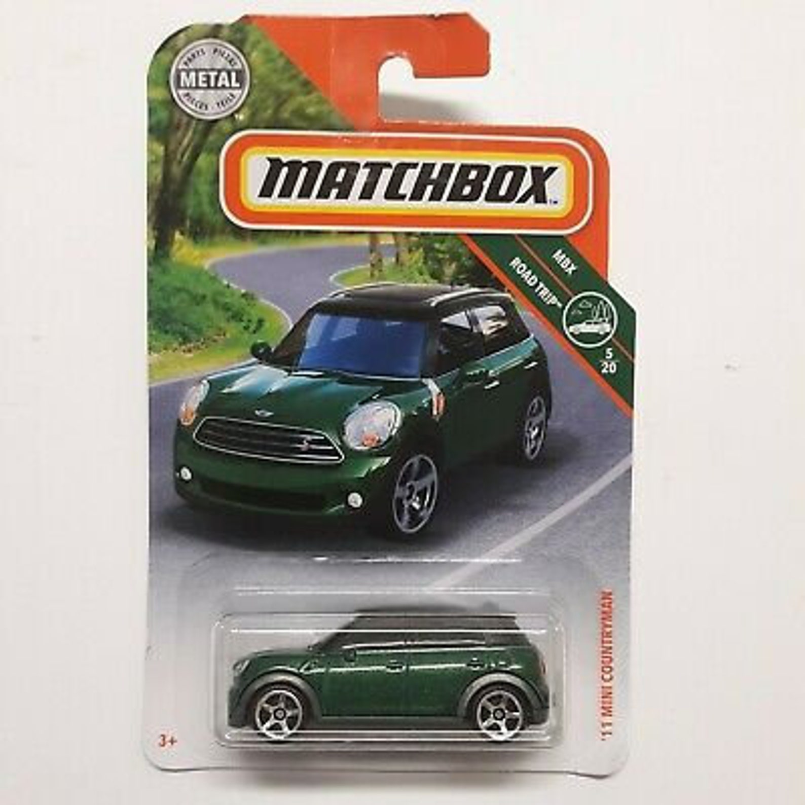 Matchbox Mini Cooper Countryman Oxford Green Metallic MBX Road Etsy UK