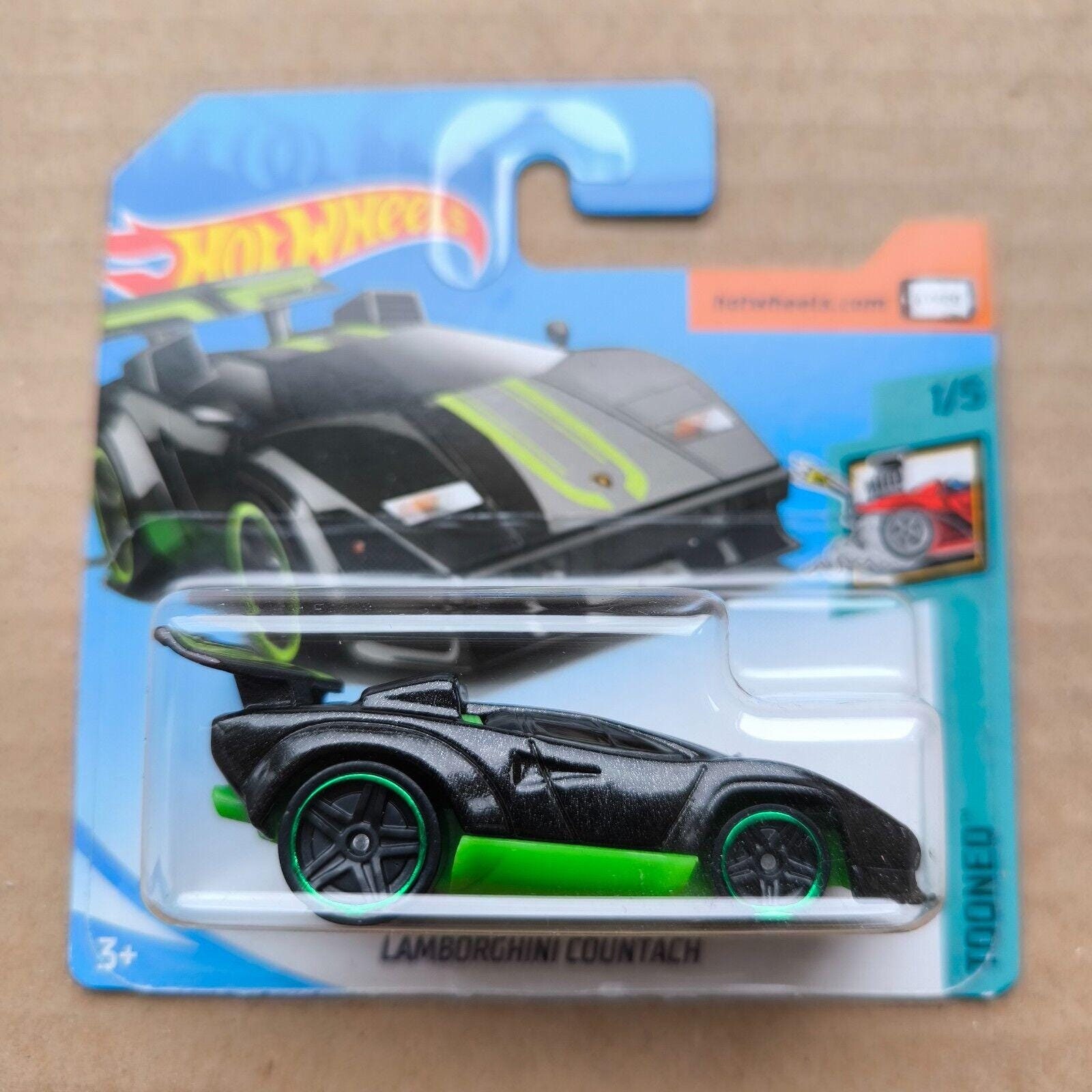 Hot Wheels Lamborghini Countach Black Tooned Birthday Gift Rare Miniature Collectable Toy Car Etsy