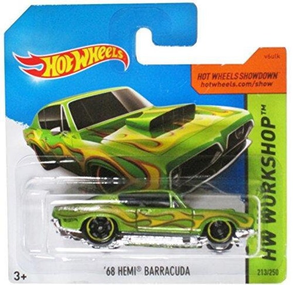 Hot Wheels 1968 Hemi Barracuda Green HW Workshop Perfect Birthday Gift  Miniature Collectable Toy Car 