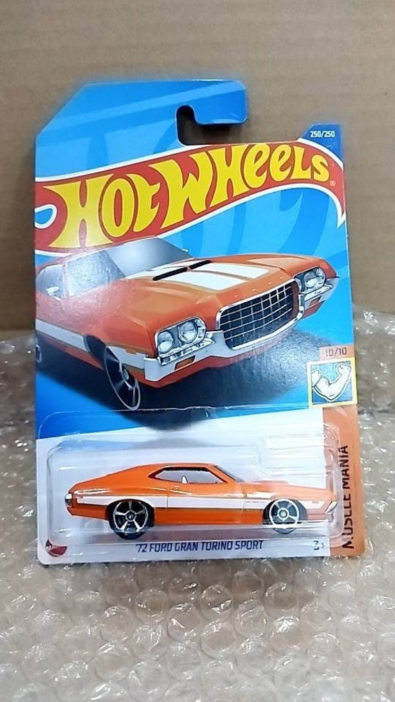 Hot Wheels 1972 Ford Gran Torino Orange HW Muscle Mania - Etsy Sweden