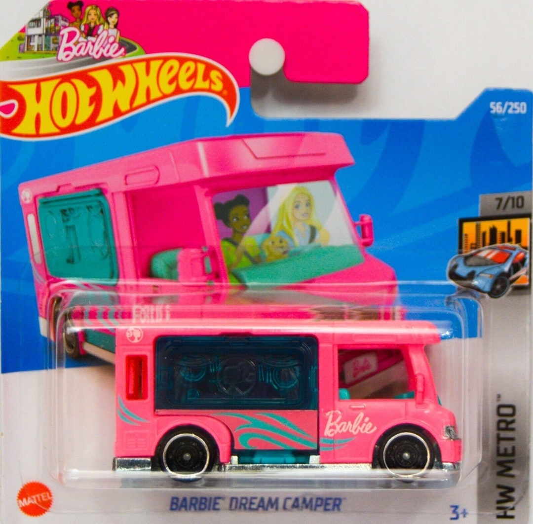 Hot Wheels Barbie Dream Camper Pink HW Getaways Perfect Birthday Gift