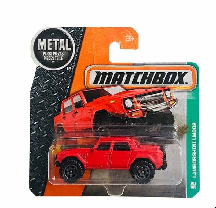 Matchbox Lamborghini LM002 Rojo MBX Explorers Long Card Rare - Etsy España
