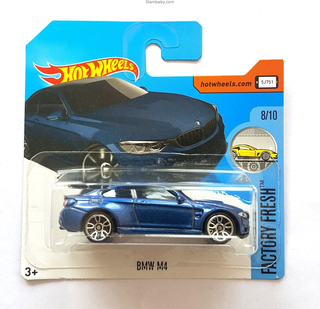 Hot Wheels BMW M4 Blue Factory Fresh Birthday Gift Miniature ...