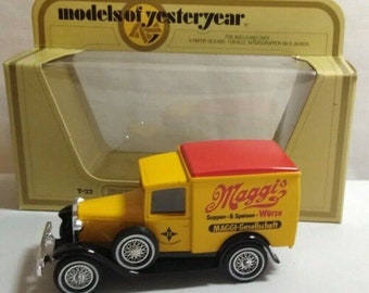 Matchbox Models of Yesteryear 1978 Ford Model A Van Maggis Y 22 Scale 1:40 Perfect Birthday Gift Miniature Collectable Model Toy Car