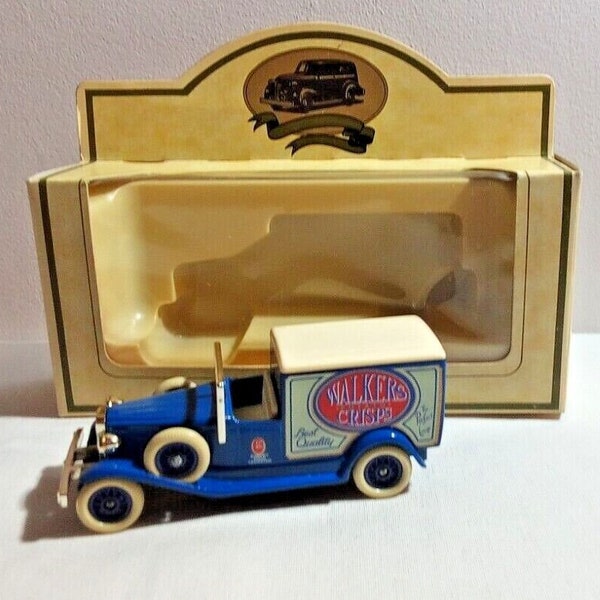 Lledo Days Gone 1933 Packard Delivery Van Walkers Crisps Blue Perfect Birthday Gift Rare Miniature Toy Car