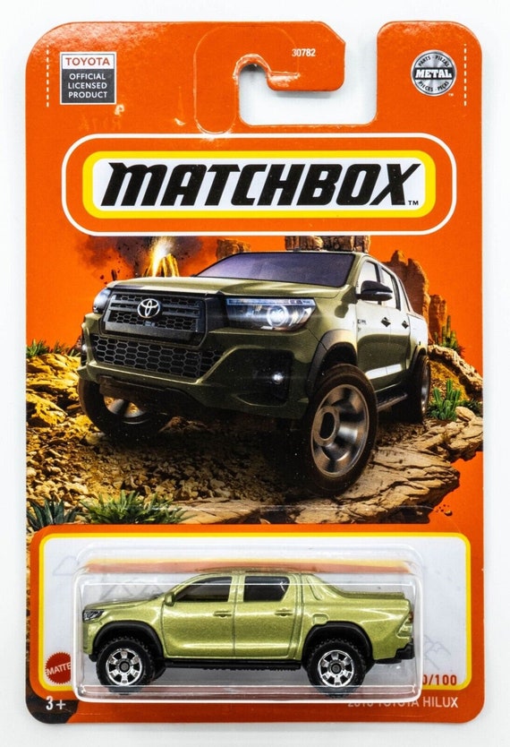 Matchbox Toyota Hilux Pickup Olive Green Birthday Gift Miniature