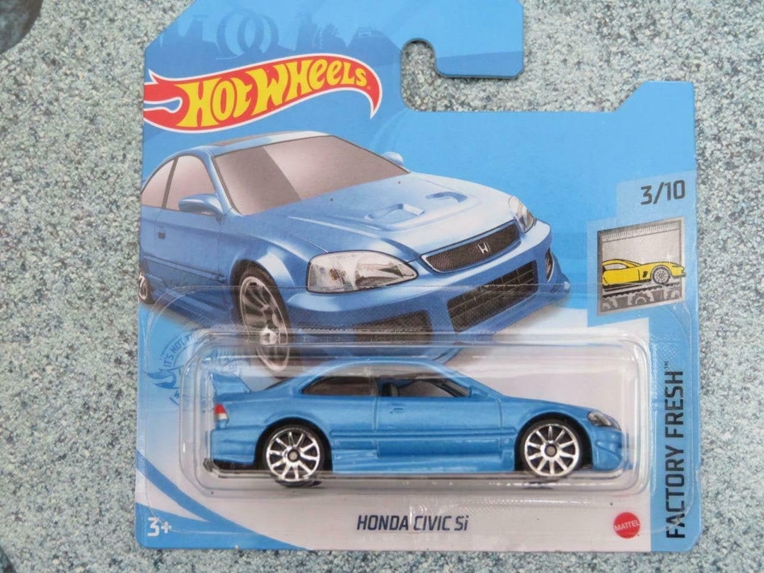 dreigen Reizende handelaar nevel Hot Wheels Honda Civic Si Blue HW Factory Fresh Perfect - Etsy België