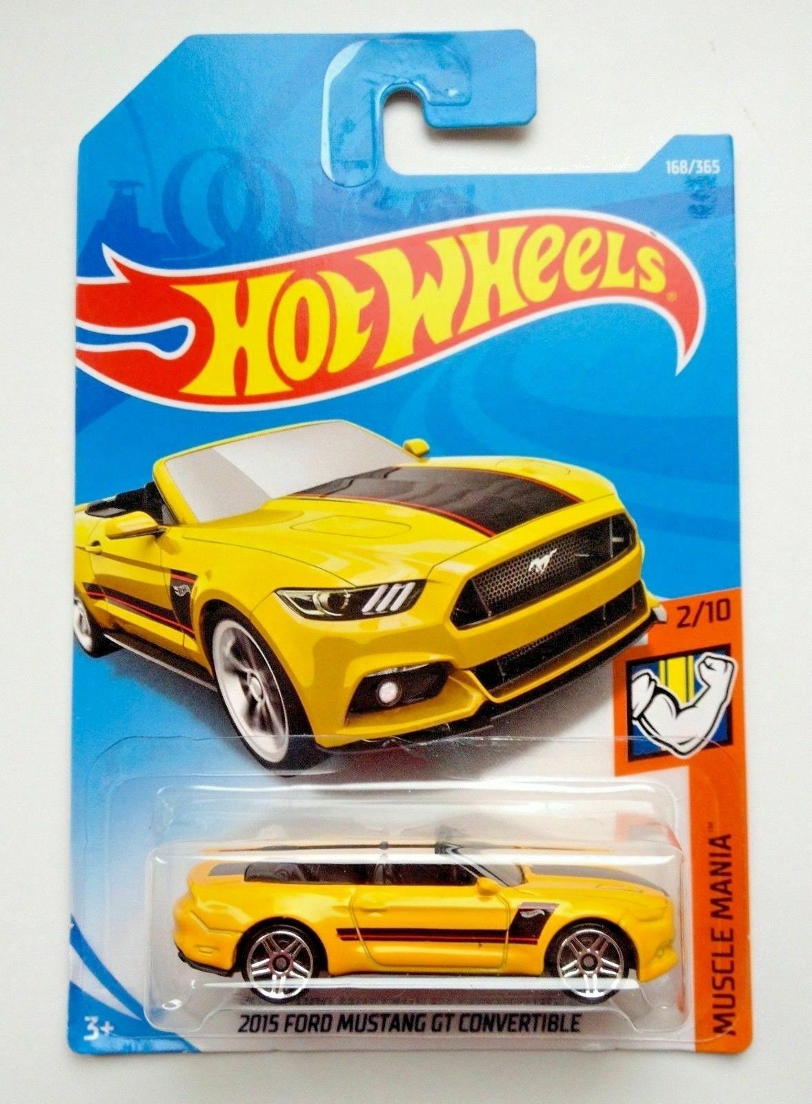 Hot Wheels Ford GT Convertible Yellow Mania -