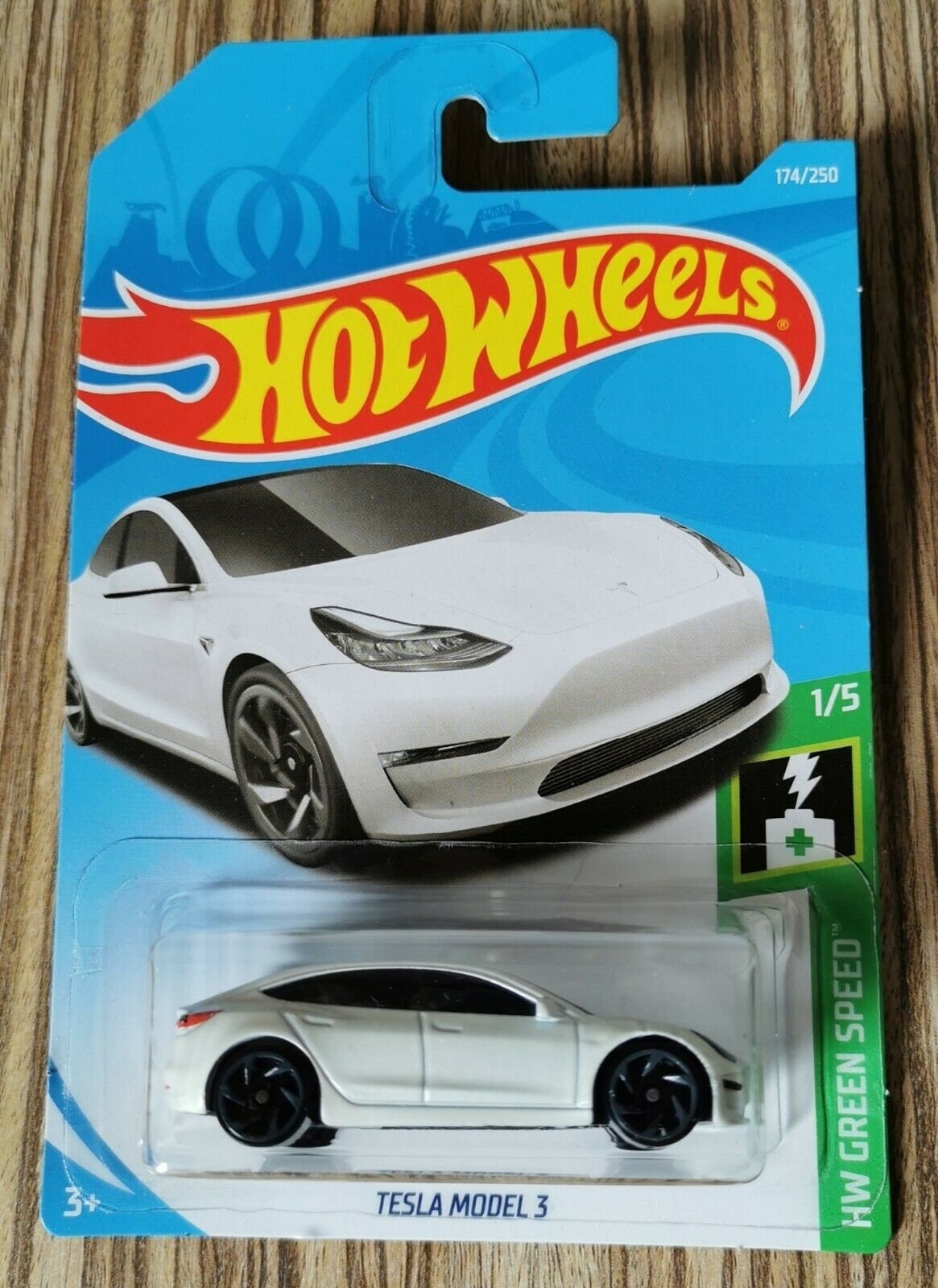 gewoontjes residentie Cadeau Hot Wheels Tesla Model 3 Wit HW Green Speed Perfect - Etsy België