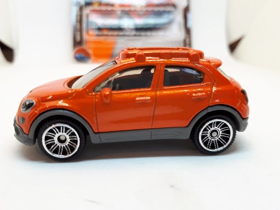 Matchbox Fiat 500 X Orange MBX OFF Road Very Rare Miniature Collectable Model Toy Car