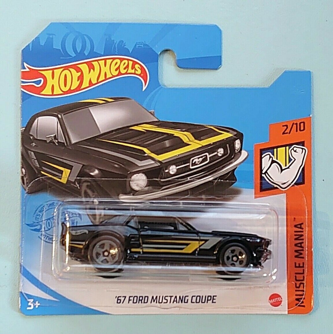 Hot Wheels 1967 Ford Mustang Coupe Black HW Muscle Mania Perfect ...