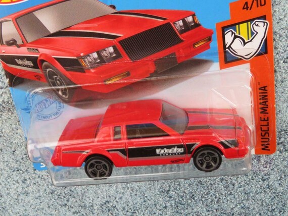 Hot Wheels 1987 Buick Regal GNX Red HW Muscle Mania Birthday