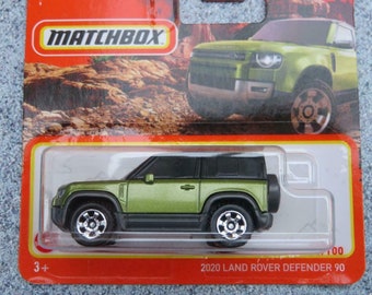 Matchbox  Land Rover Defender 90 Green Perfect Birthday  Gift Rare Miniature Collectable Model Toy Car