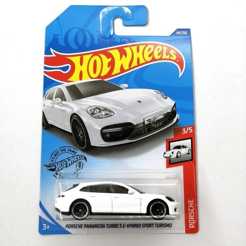 Hot Wheels Porsche Panamera Turbo S E Hybrid Sport Turismo White Porsche Series Perfect Birthday Gift Role Playing Miniature Toy Car