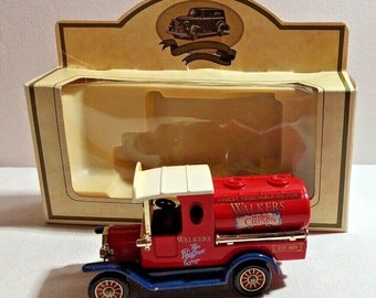 Lledo Days Gone Model T Ford Tanker Truck Walkers Crisps Red Rare Miniature Collectable Model Toy Car