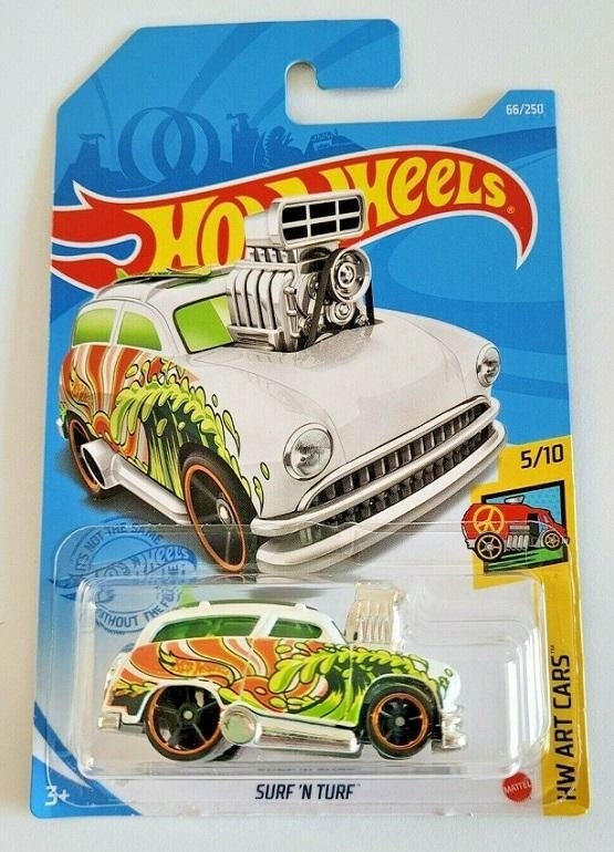 Hot Wheels Surf N Turf White HW Art Cars Perfect Birthday Gift Rare Miniature Collectable Model Toy Car Etsy