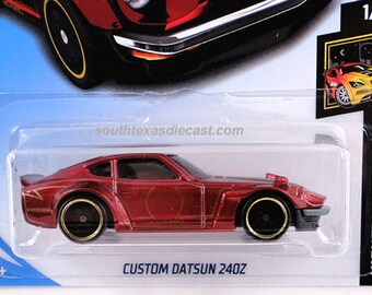 Hot Wheels Custom Datsun 240Z Burgundy Night Burnez Birthday