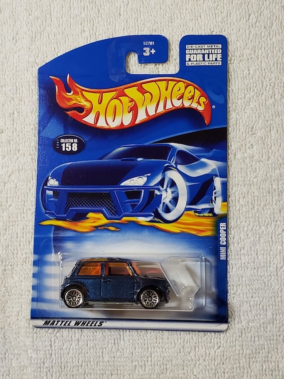 Blue mini cooper toy car on sale