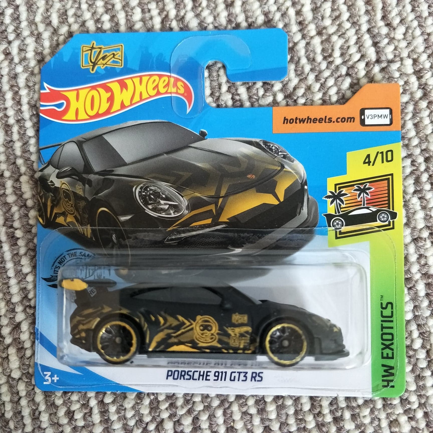 Hot Wheels Porsche 911 GT3 RS Black HW Exotics Perfect - Etsy Hot Wheels Porsche 911 GT3 RS Black HW Exotics Perfect - Etsy