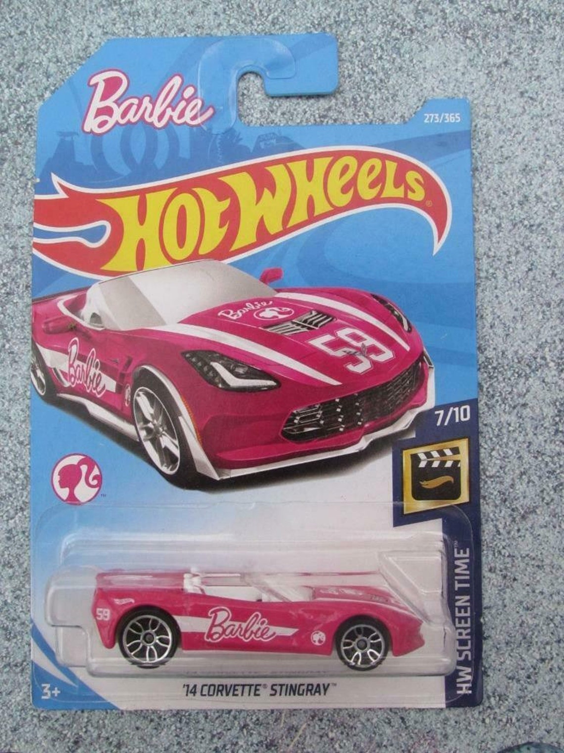 14 corvette stingray hot wheels barbie