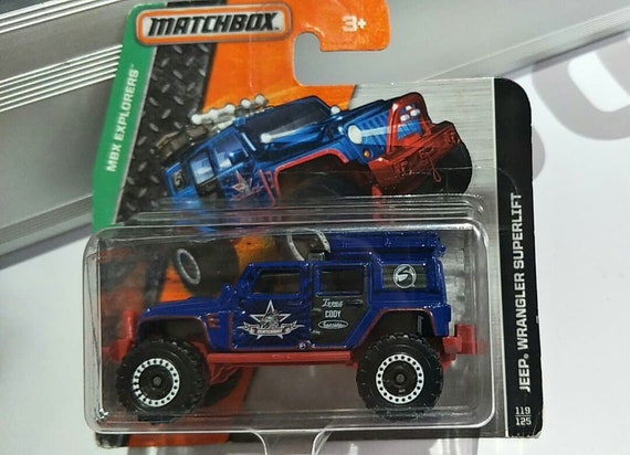 Matchbox Jeep Wrangler Superlift Blue MBX Explorers Perfect - Etsy Singapore