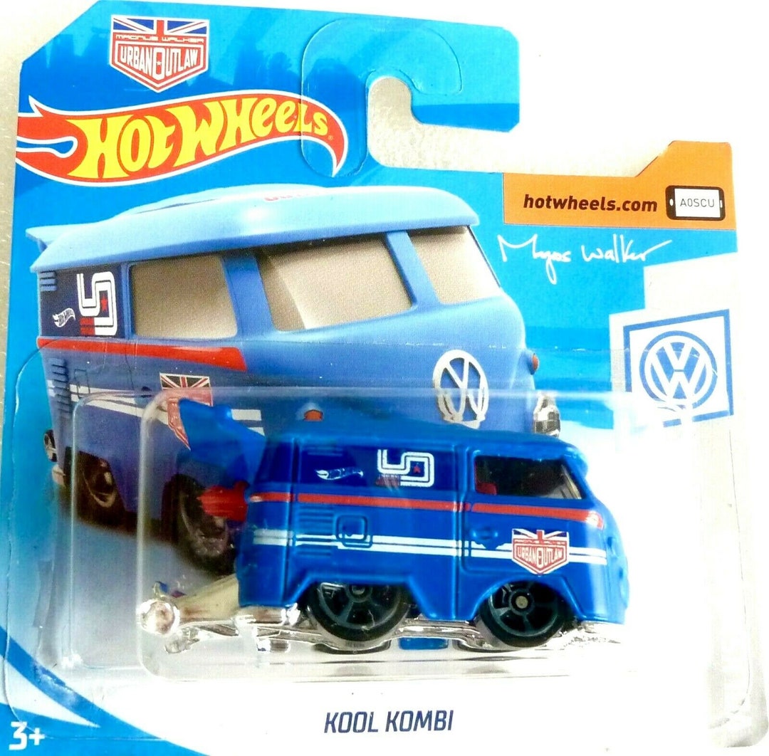 Hot Wheels Volkswagen KOOL KOMBI Van Blue Present Volkswagen Hot Wheels Volkswagen KOOL KOMBI Van Blue Present Volkswagen