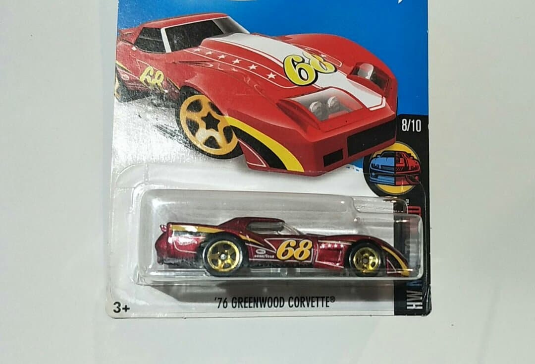 Hot Wheels '76 Greenwood Corvette Red HW Mild To Wild | Etsy