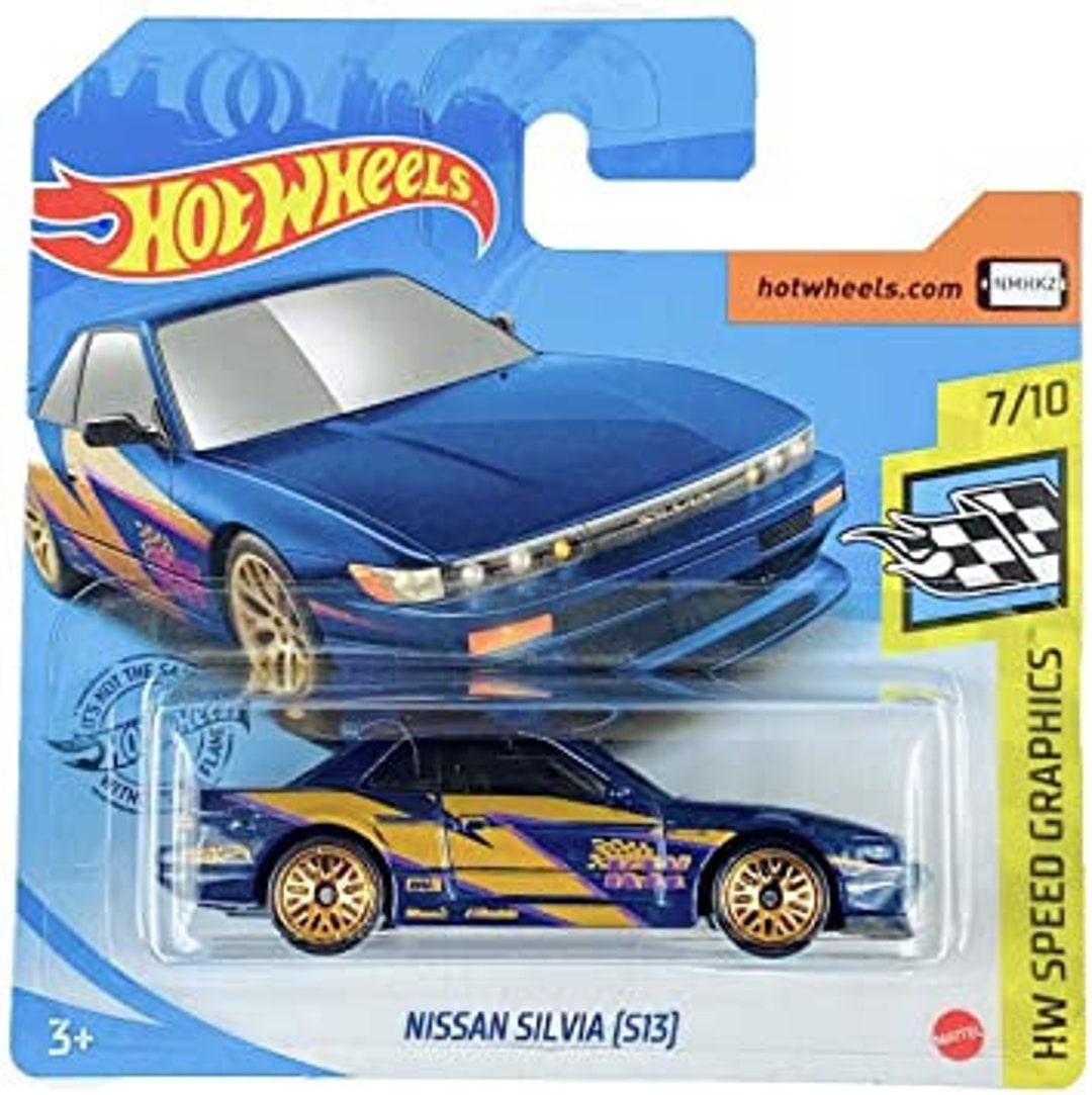 Hot Wheels Nissan Silvia (S13) Metalic Blue HW Speed Hot Wheels Nissan Silvia (S13) Metalic Blue HW Speed
