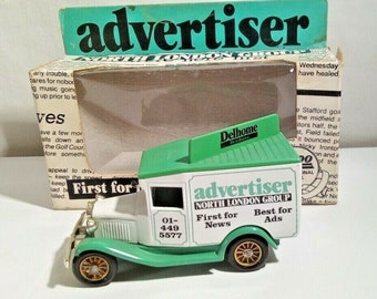 Lledo Days Gone Model A Ford - North London Group Advertiser White Perfect Birthday Gift Miniature Collectable Model Toy Car