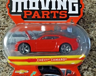 Matchbox Chevy Camaro Red Moving Parts Birthday Gift Rare Miniature Collectable Toy Car