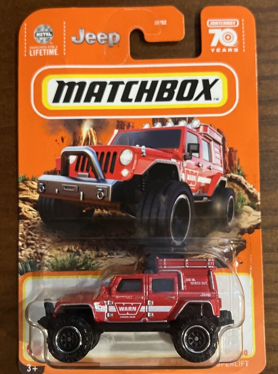 Matchbox Jeep Wrangler Superlift Red Adventures Perfect Birthday Gift Miniature Collectable Model Toy Car