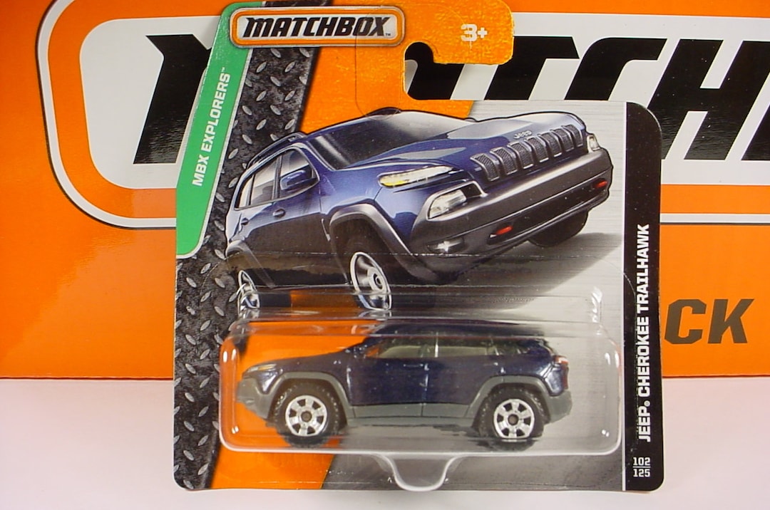 Matchbox Jeep Cherokee Trailhawk Dark Blue Mbx Explorers
