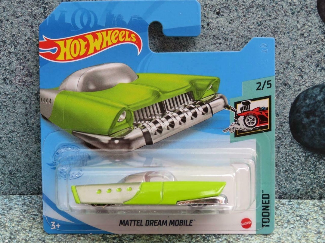 【メーカー公式ショップ】 Hot Tooned Green Apple Light Mobile Dream Mattel Wheels ミニカー