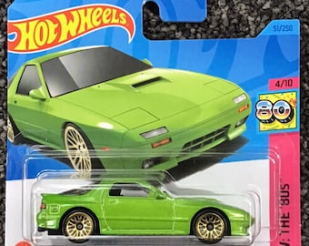 Hot Wheels 1989 Mazda Savanna RX-7 FC 35 Green Hw the '80s
