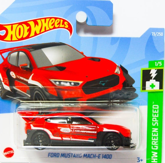Hot Wheels Ford Mustang Mach-E 1400, Green Speed 1/5 [White] | sites ...
