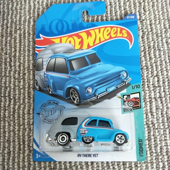 Hot Wheels RV There Yet Sky Blue Tooned Present Rare Etsy