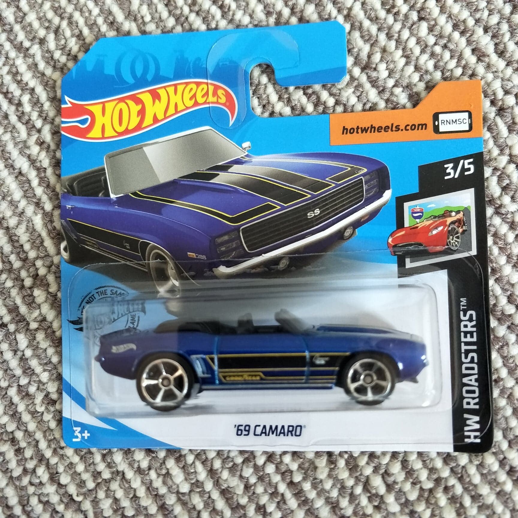 Hot Wheels '69 Camaro Ss Conversível 2020 Roadsters 190/250 | Parcelamento Sem Juros