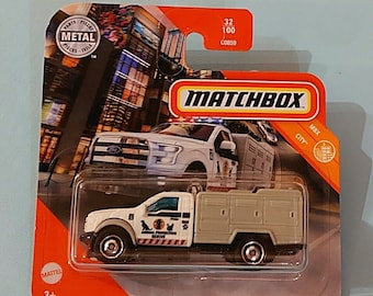 Matchbox Ford Animal Control Truck White Cab Mbx City Perfect Birthday Gift Miniature Collectable Model Toy Car Etsy UK