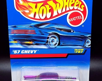 Hot Wheels '57 Chevy Purple Collector 1997 Edition Birthday