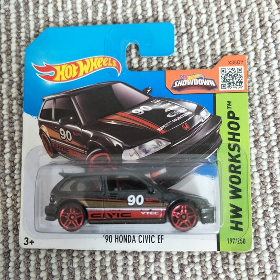Hot Wheels 90 Honda Civic EF Black HW Workshop Perfect Birthday Gift Miniature Collectable Model Etsy