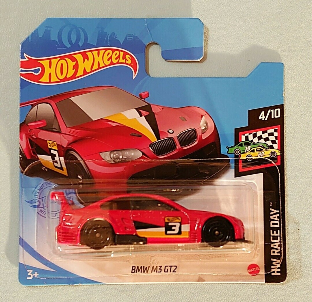Hot Wheels BMW M3 GT2 Red HW Race Day Perfect Birthday Gift Miniature ...