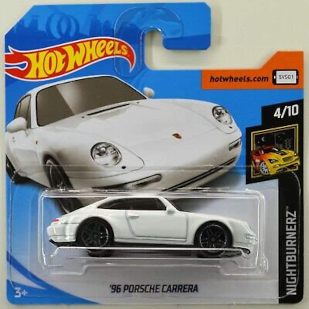 Hot Wheels '96 Porsche Carrera White HW Nightburnerz - Etsy Hot Wheels '96 Porsche Carrera White HW Nightburnerz - Etsy