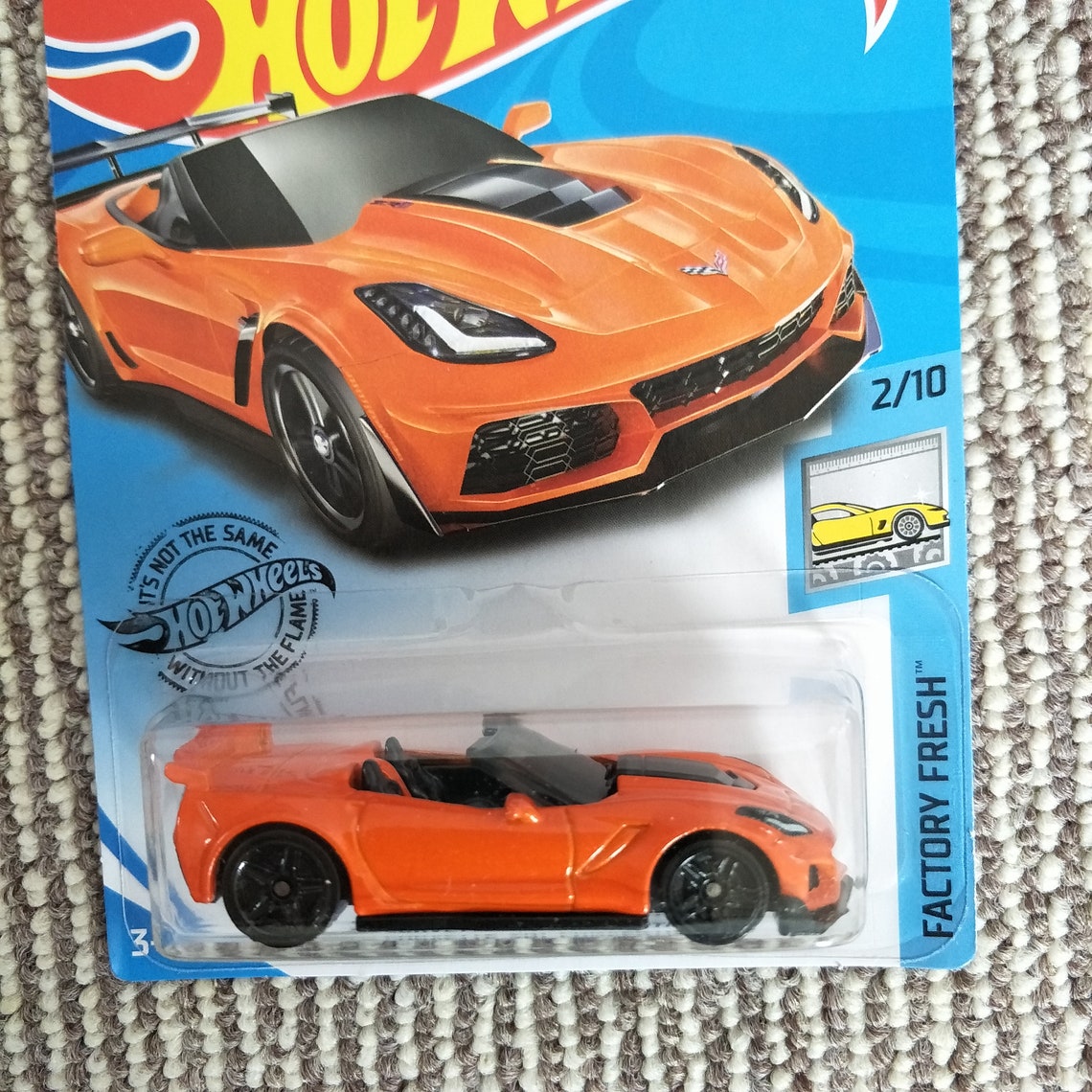 Hot Wheels '19 Corvette ZR1 Convertible Orange Factory Etsy