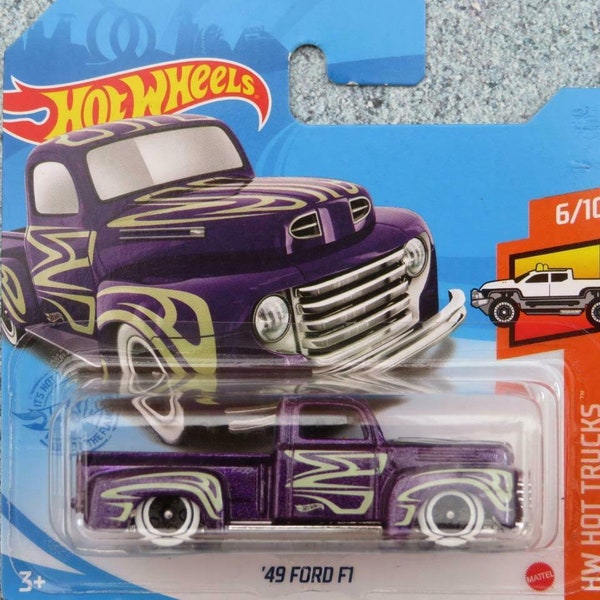 Hot Wheels '49 Ford F1 Truck Purple HW Hot Trucks Perfect Birthday  Gift Miniature Collectable Model Toy Car