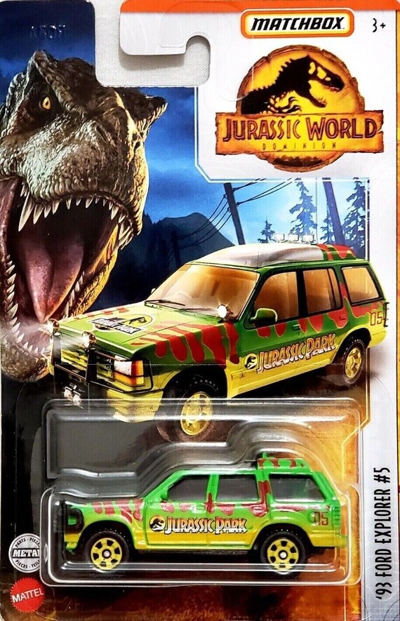Matchbox Ford Explorer SUV Verde Jurassic Park Perfecto explorer matchbox Matchbox Ford Explorer SUV Verde Jurassic Park Perfecto
