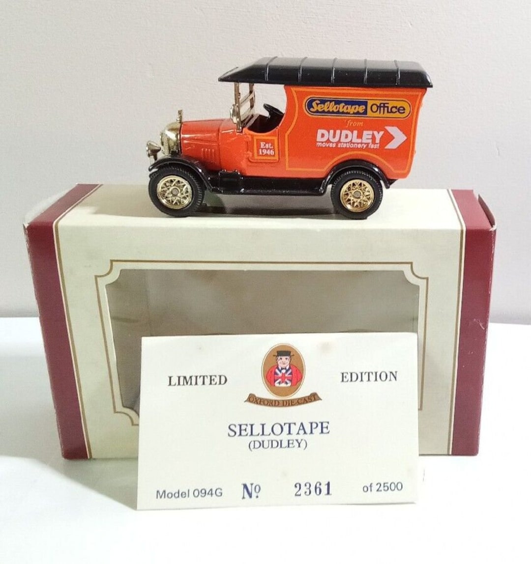 Buy Oxford Diecast Bullnose Morris Van Sellotape Dudley Red Limited Edition Rare Miniature Collectable Model Toy Car Online in India Etsy