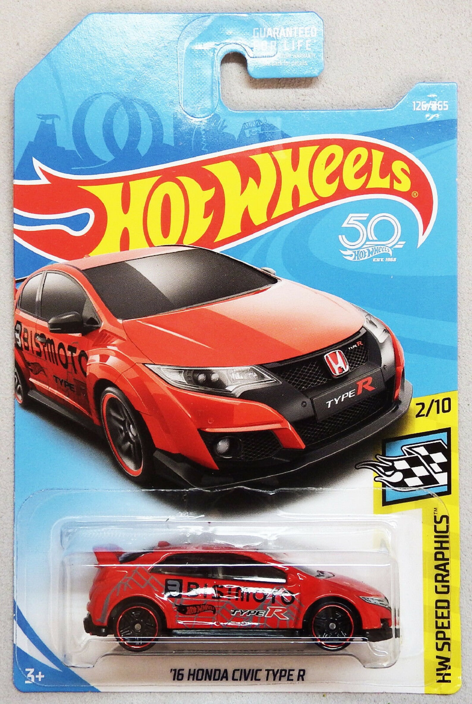 Hot Wheels '16 Honda Civic Type R Red Bisimoto HW Speed Etsy