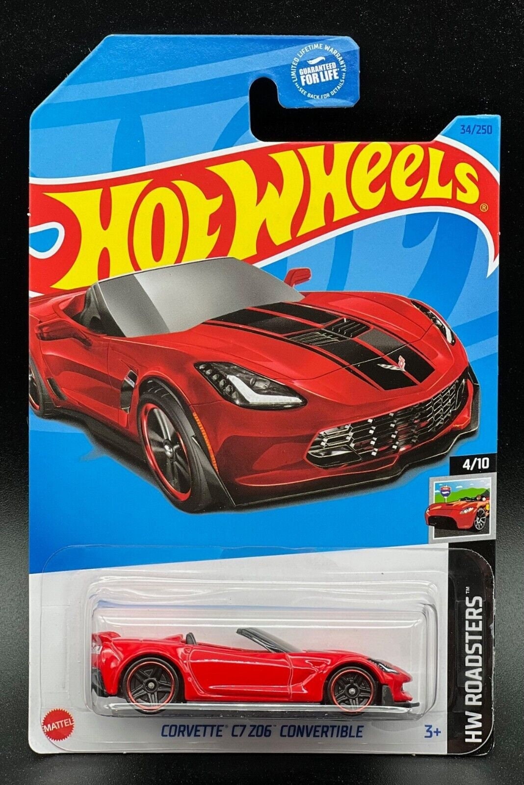 educador Enfermedad infecciosa Mañana Hot Wheels Corvette C7 Z06 Convertible Red HW Roadsters Regalo - Etsy España